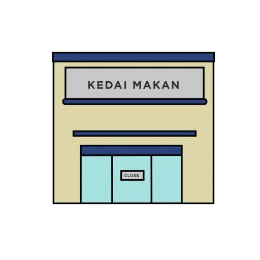 kedai yang kosong